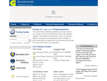 Tablet Screenshot of goldencard.net